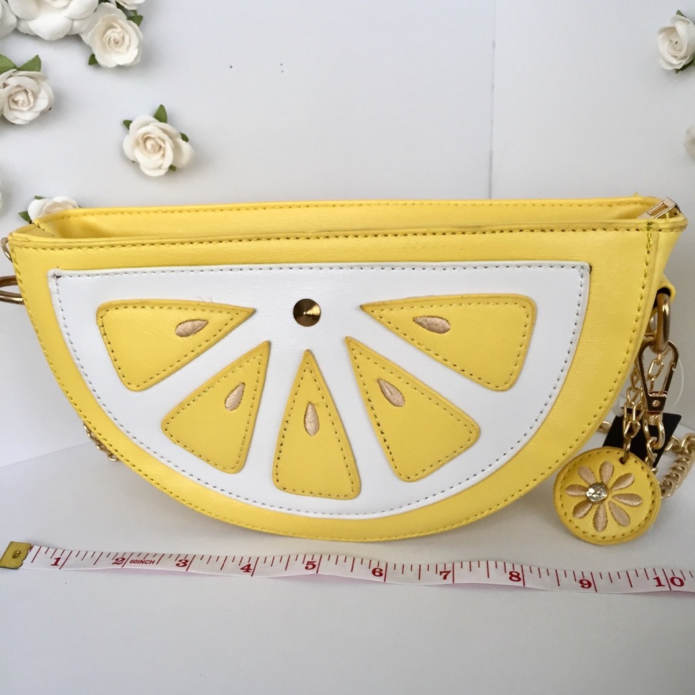 ‼️2 LEFT‼️ NEW YELLOW GOLD CROSS-BODY SHOULDER BAG - Picture 5 of 5